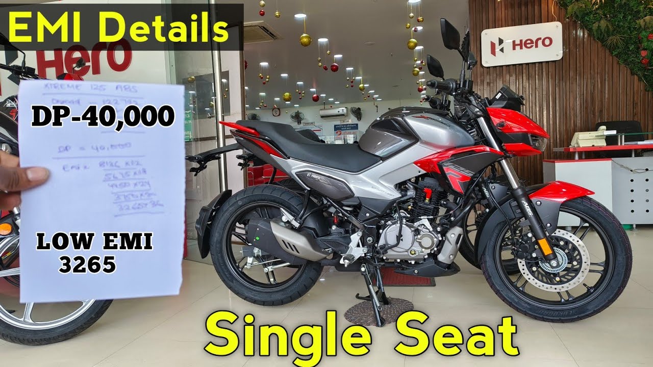 2025 New Hero Xtreme 125R Bike Price 💰 Loan Details🔥EMI | Finance, Document, Down Payment