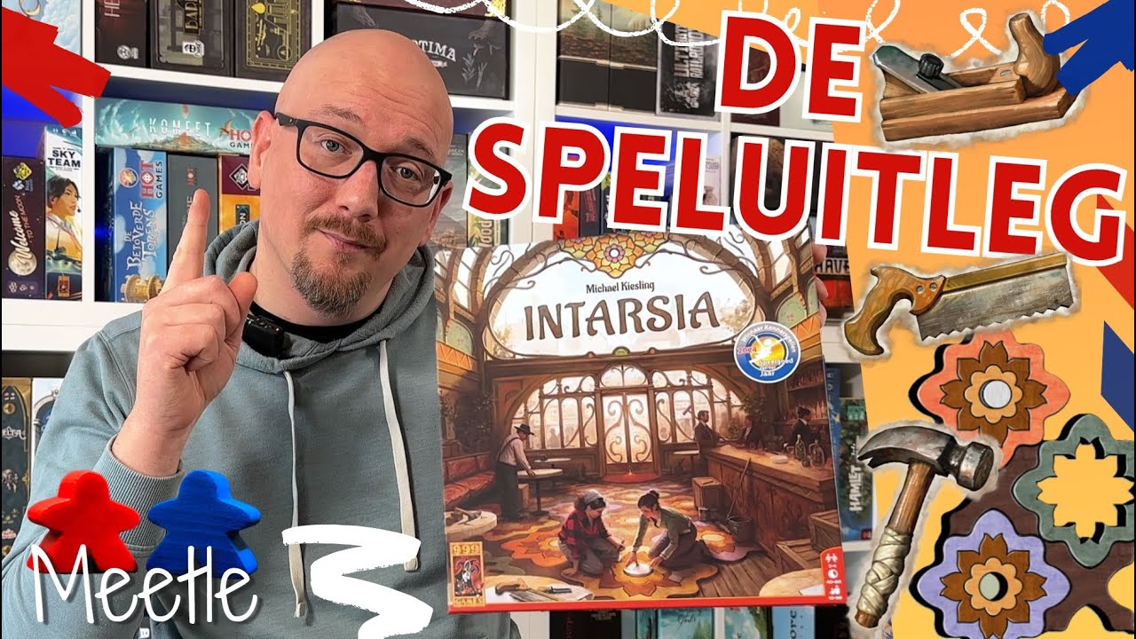 Hoe speel je INTARSIA? De speluitleg in het Nederlands 🔨🪚