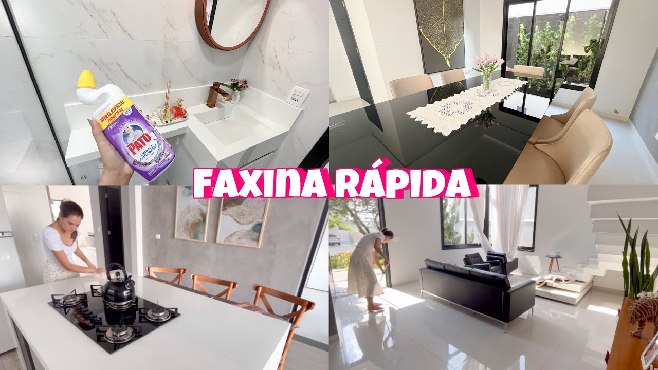 FAXINA RÁPIDA - 03 horas de faxina completa
