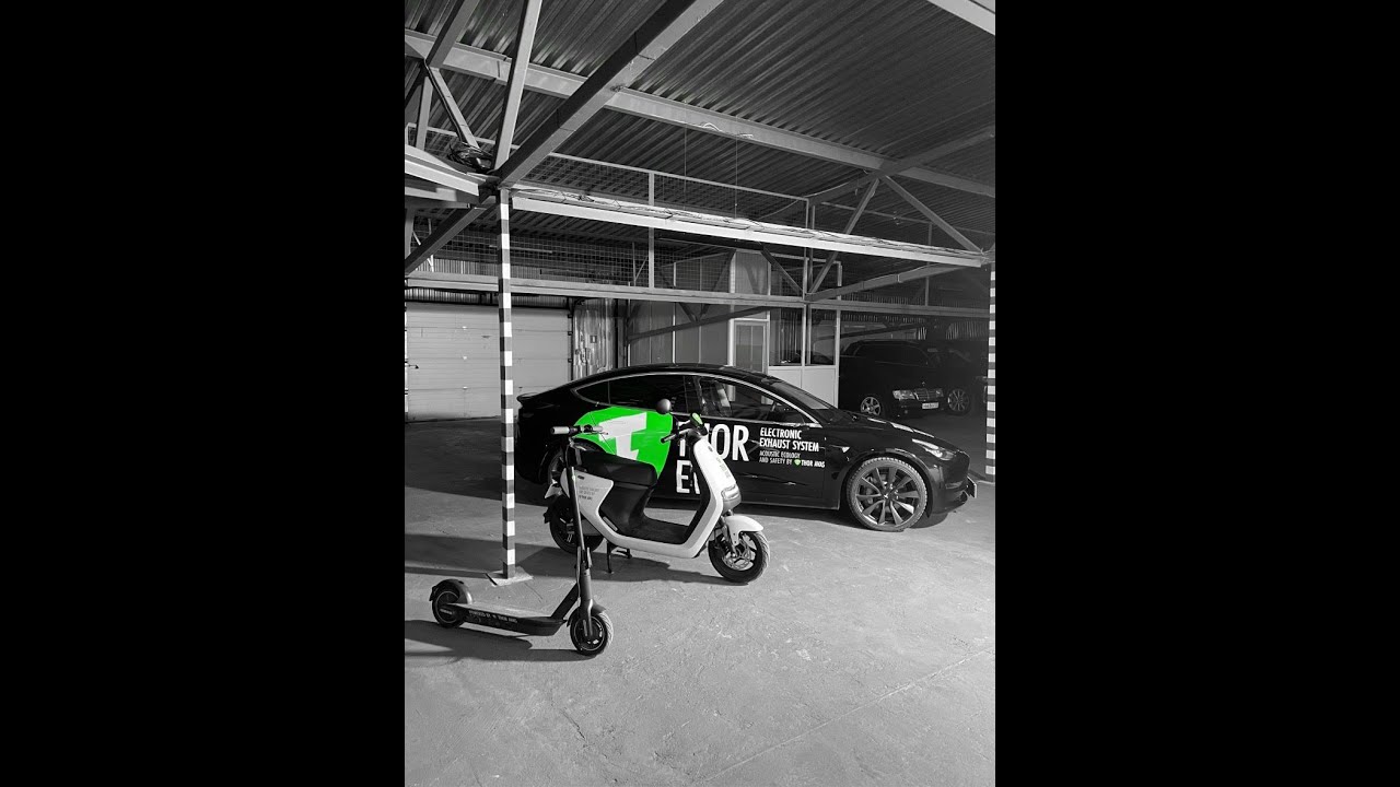 THOR AVAS sound on Tesla model3 #shorts