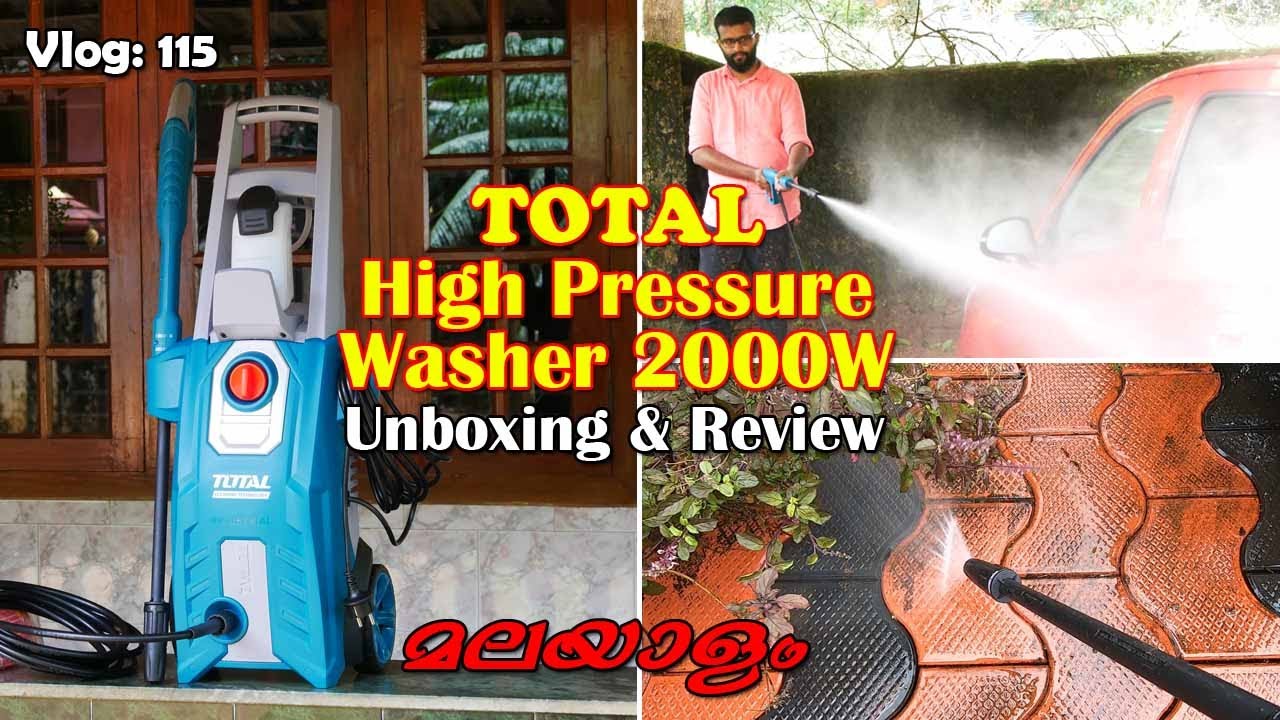 Total High Pressure Washer 2000W Unboxing & Review | Trip Company Vlog