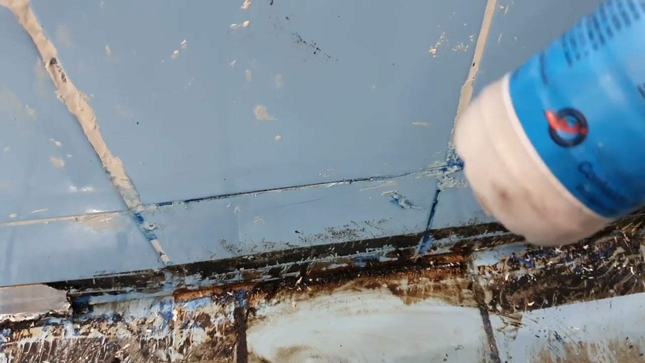 Como Remover COLA de manta asfáltica e adesiva. SUPER FÁCIL