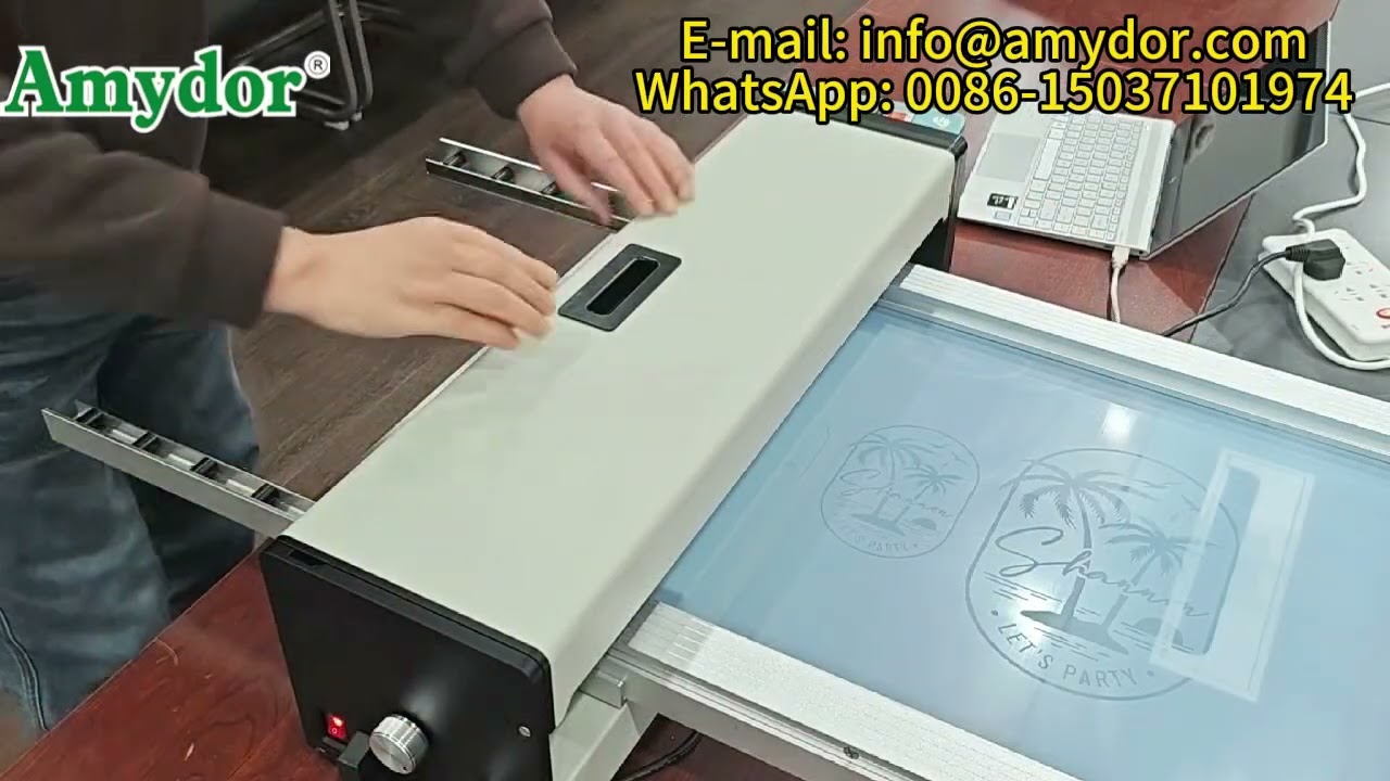 Máquina para serigrafía digital (sin necesidad de película ni productos químicos)
