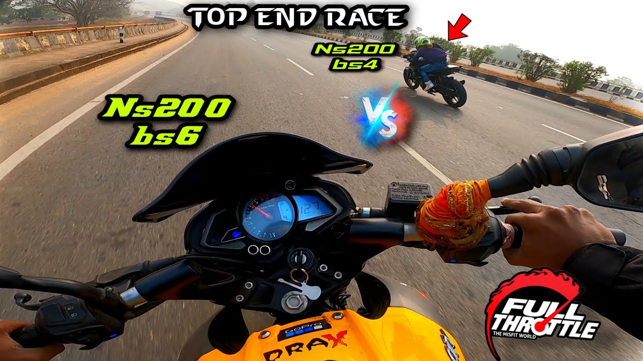 Ns200 bs6 vs Ns200 bs4 | Top end race | Till their last potential | Beast @kevin-levinKIX