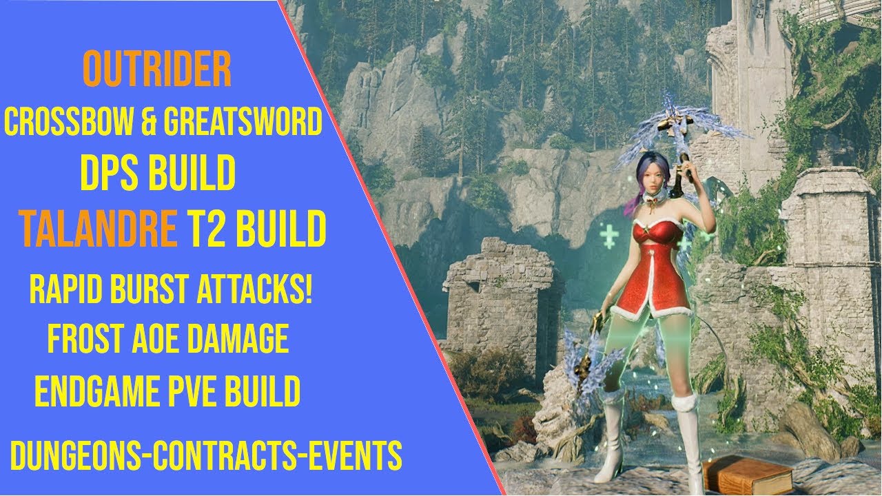 Powerful Crossbow and Greatsword DPS Build for Throne and Liberty Talandre - Outrider TL Build
