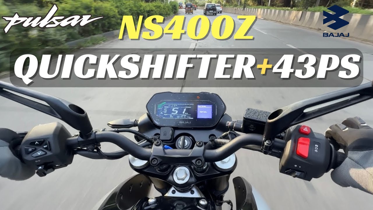 Bajaj Pulsar NS400Z UG Ride Review | Bidirectional Quickshifter+43PS Power