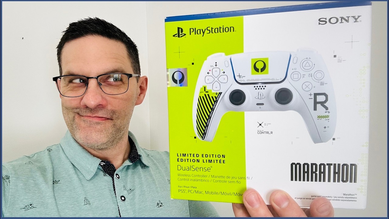 Unboxing / déballage manette DualSense PS5 MARATHON