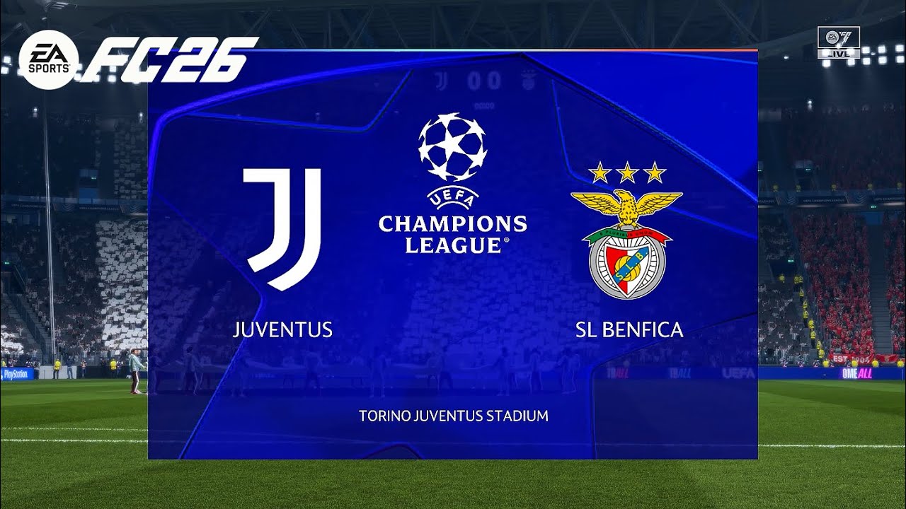 FC 26 - JUVENTUS vs BENFICA | Champions League 2025/26 Giornata 7 – Pronostico & Formazioni