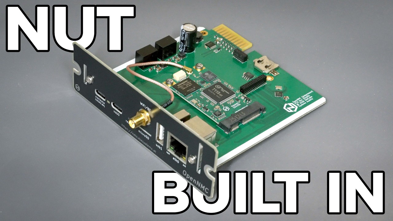 I replaced my UPS's proprietary card with open source firmware