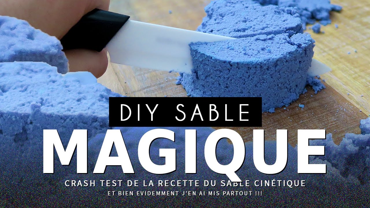 Fabriquer du sable magique (kinetic sand)