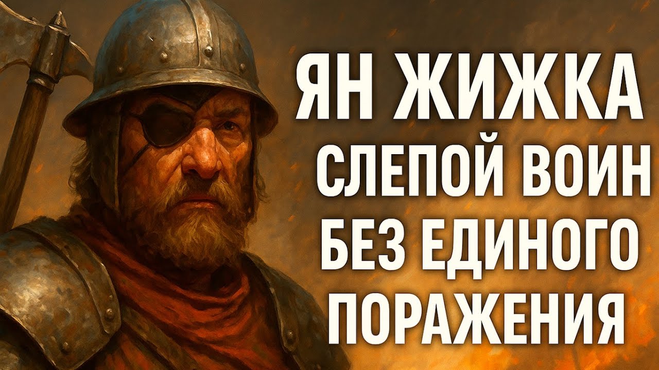 Ян Жижка: слепой воин, который не проиграл ни одной битвы! 🔥 История гения войны