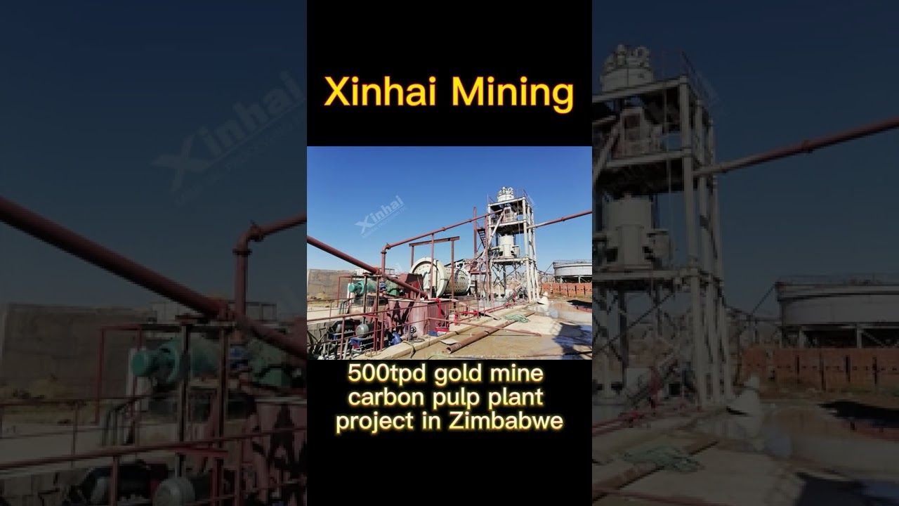 Gold mine carbon pulp plant project