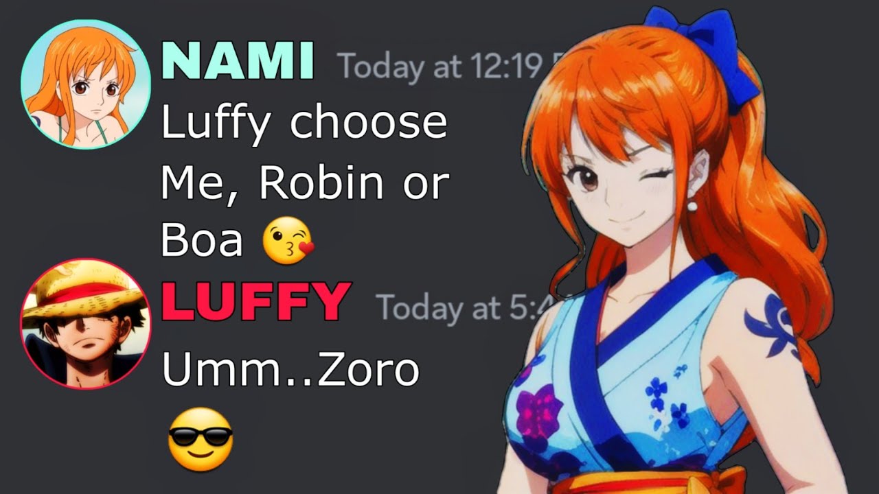 Luffy and Straw hats play Would you Rather | One Piece discord server