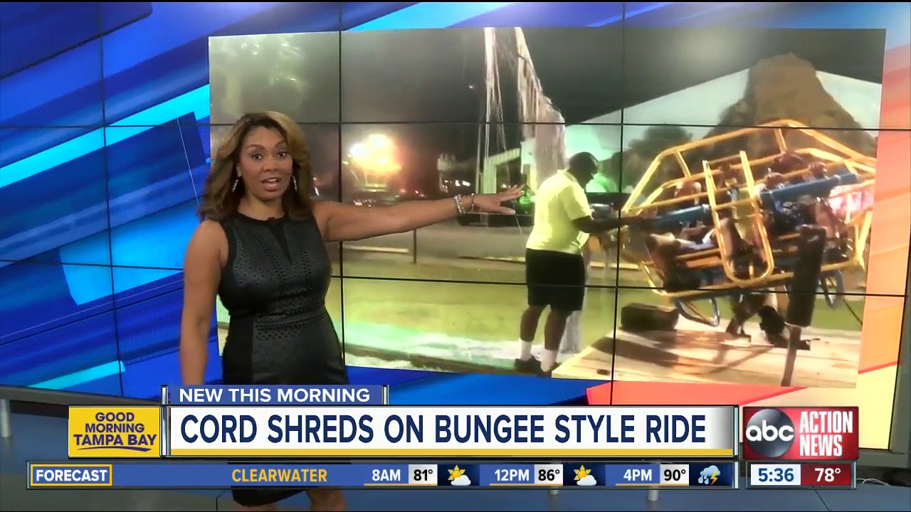 Fla. woman records cable snapping on slingshot ride