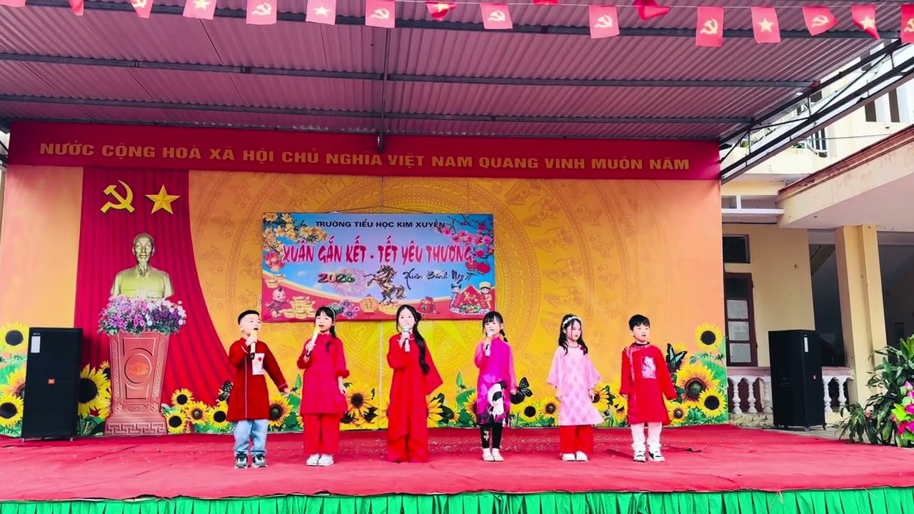 Tiết mục văn nghệ của lớp 1B- TH Kim Xuyên 