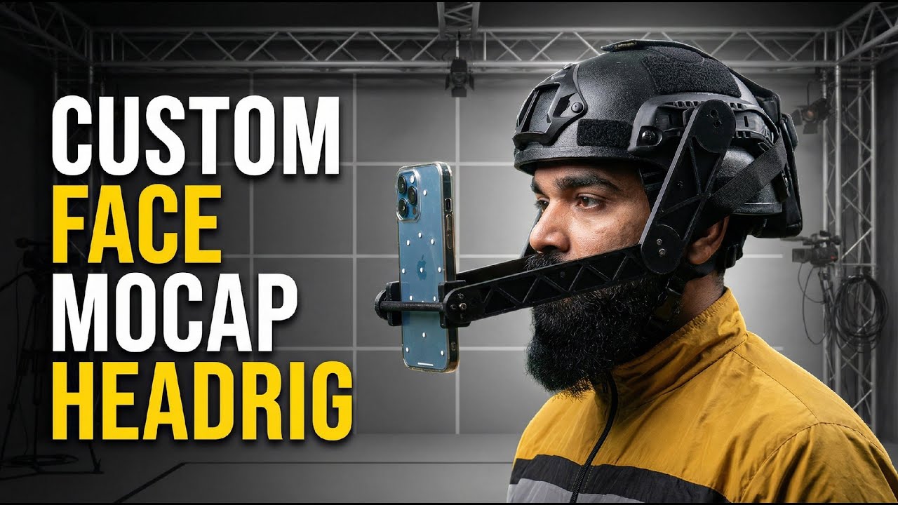 I 3D Printed My Own Face Mocap Head Rig (And It Actually Works)