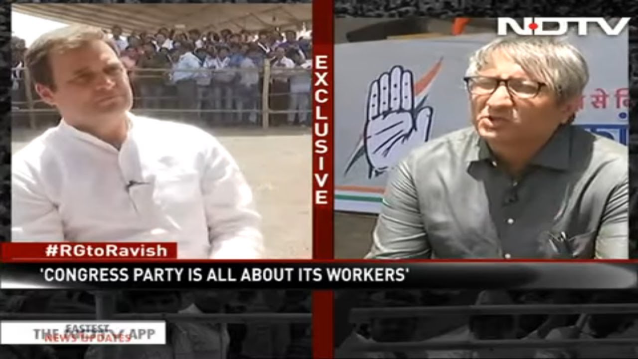 Congress President Rahul Gandhi Speaks To NDTV's Ravish Kumar In Madhya Pradesh
