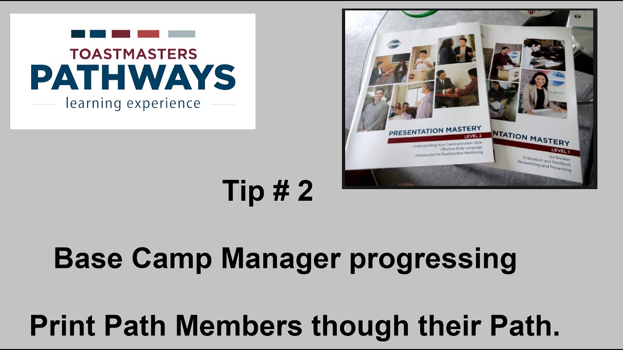Pathways Tip # 2   Base Camp Manager and Printed Paths