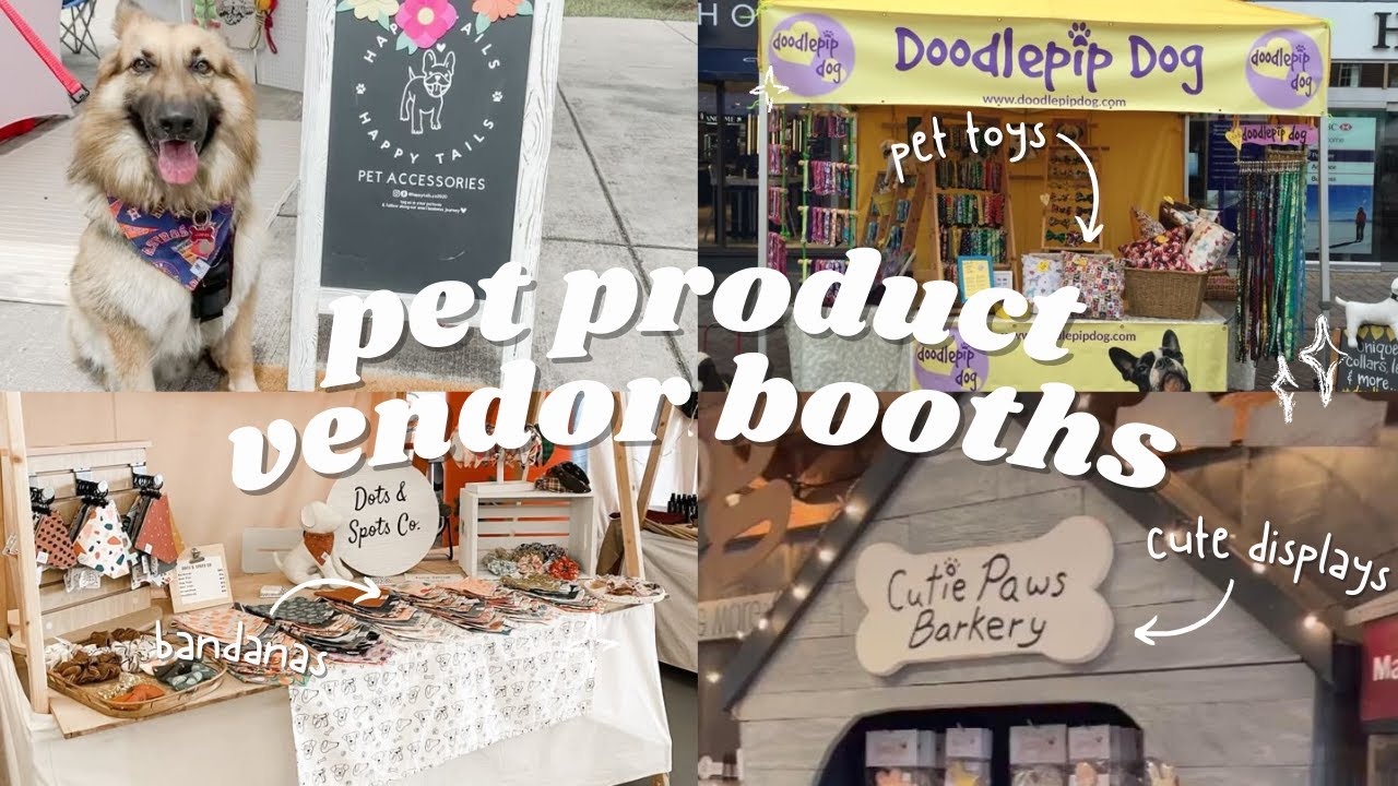 Pet Vendor Booth Examples | Farmers Markets, Craft Fairs, Vendor Event Pop Ups!