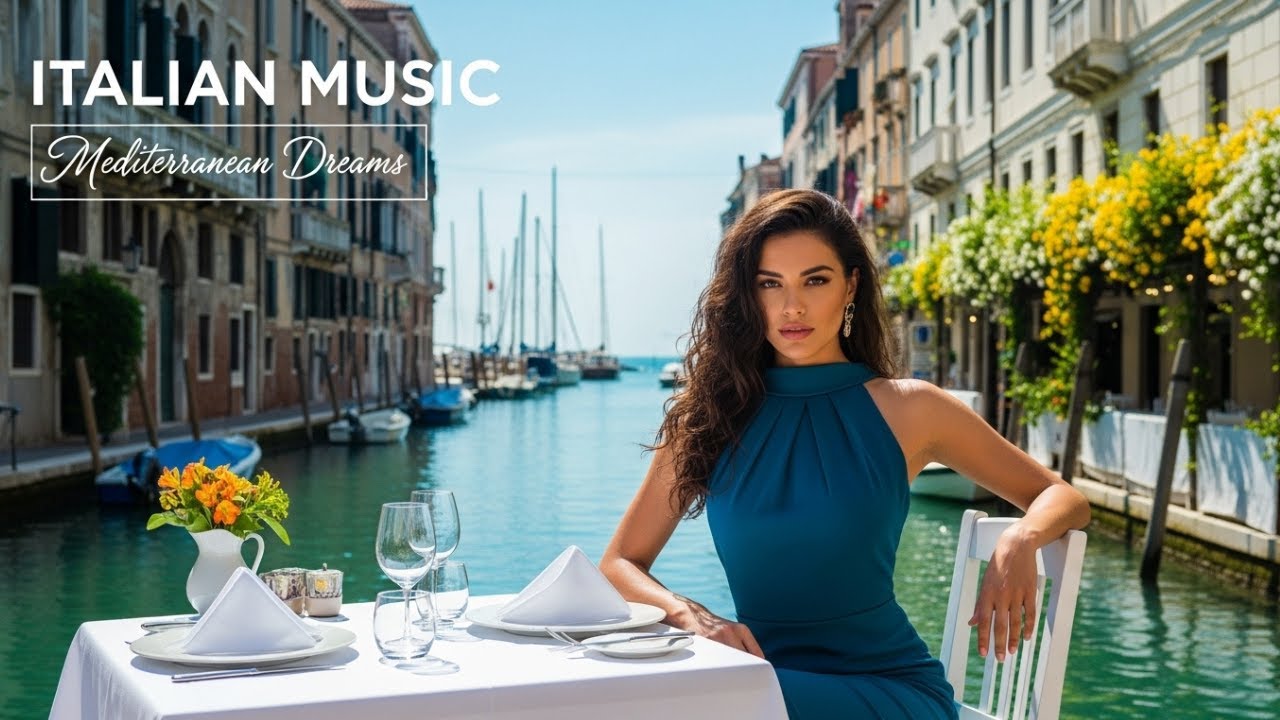 Peaceful Nights in Italy 🎶 Relaxing Instrumental Music with Ocean Views | 4K