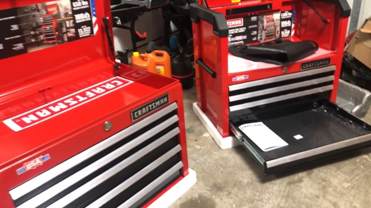 2022 Craftsman Old vs New Design - 2000 Series Top Tool Chest