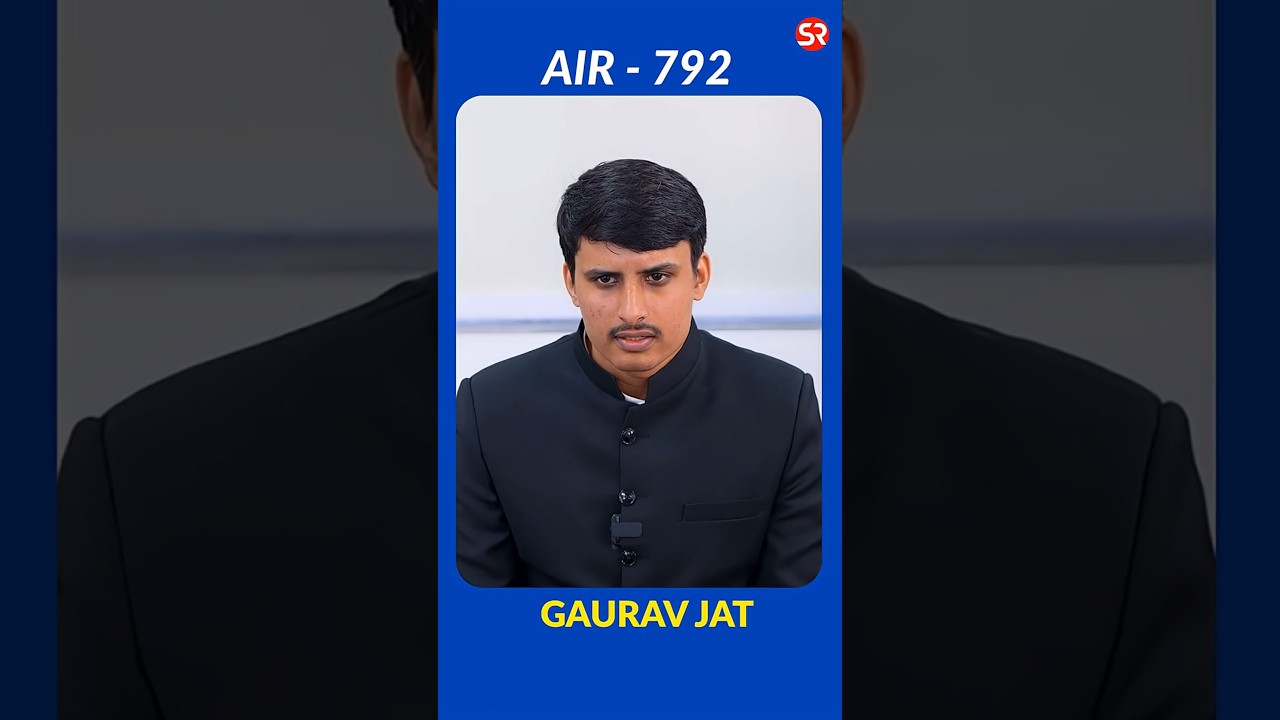 UPSC Topper GAURAV JAT answers to - 