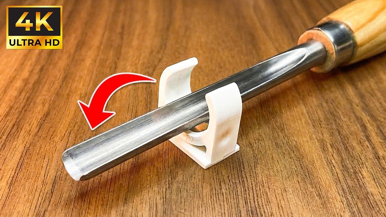 Easy Way To Sharpen A Gouge Chisels To Razor Sharp Edge In Just 2 Minutes Like A Pro