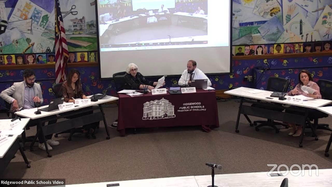 Ridgewood BOE Meeting 4/29/2024