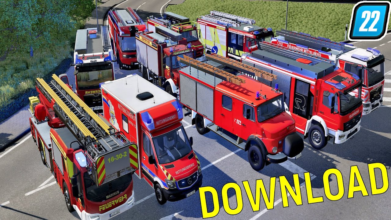 LS22 - Die 10 besten Feuerwehr Mods mit Download 🚒