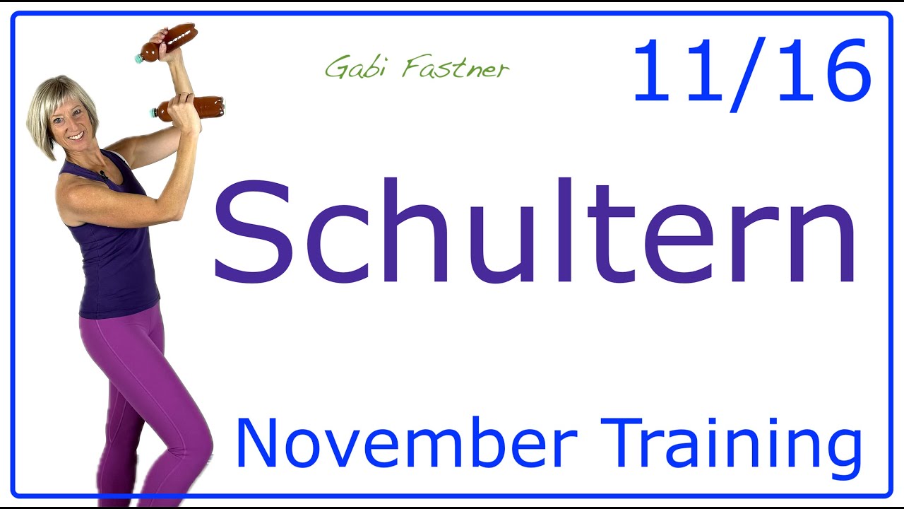 11/16📍30 min. Schultern trainieren und formen | Kleinhantel - Workout rund um den Delta-Muskel
