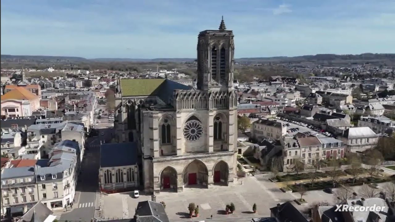 Soissons,Vu du Ciel le 17 mars 2026