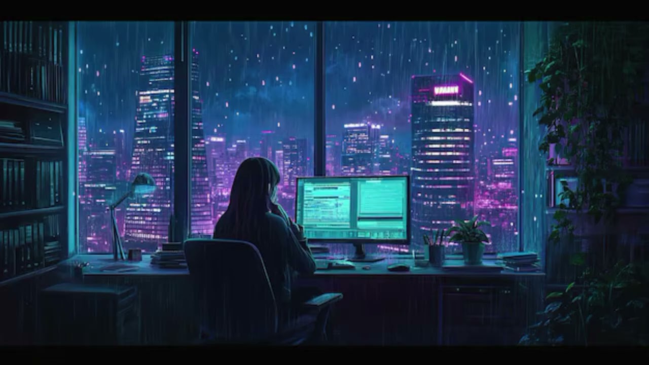 rainy night study session [lofi 1h]