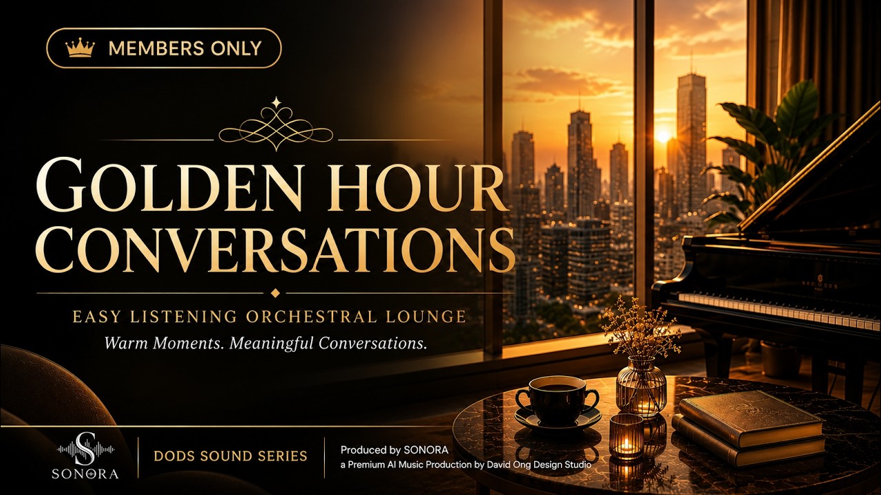 Relaxing Instrumental Music for Work & Reading | Golden Hour Conversations