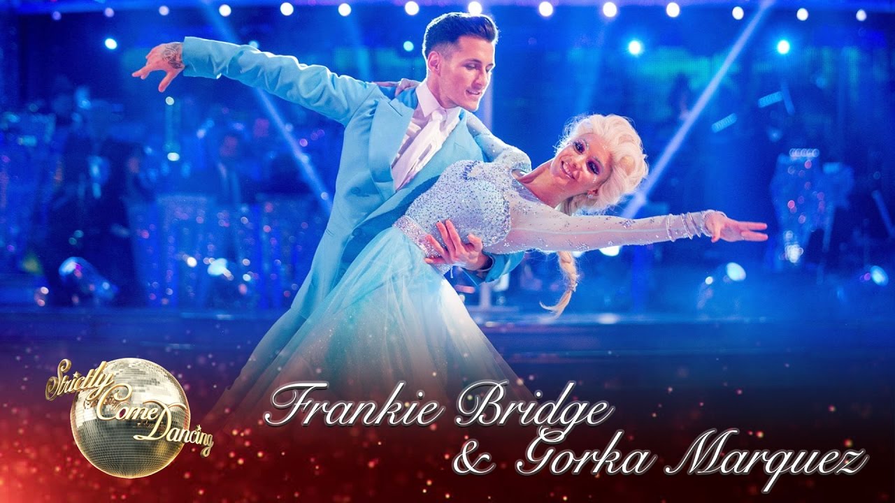 Frankie Bridge and Gorka Marquez American Smooth Foxtrot to &lsquo;Let It Go&rsquo; from Frozen - Strictly 2016