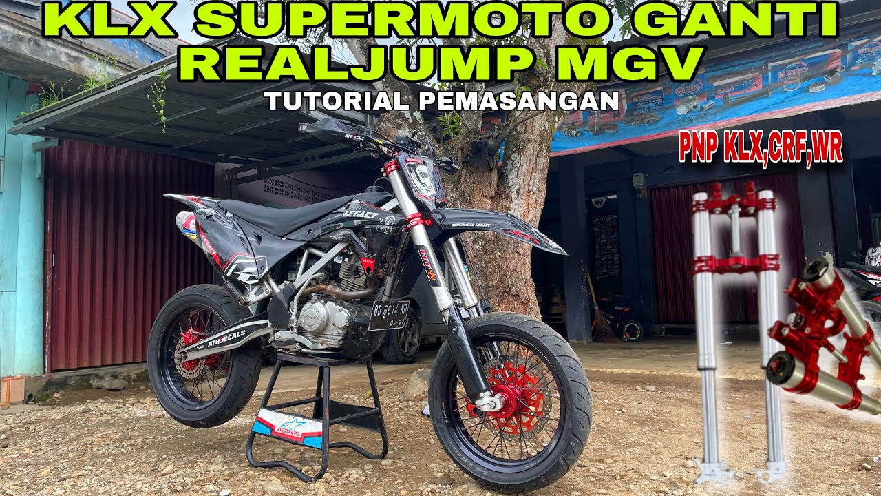 TUTORIAL ‼️ PEMASANGAN USD REALJUMP MGV DI KLX/DTRACKER TERBARU