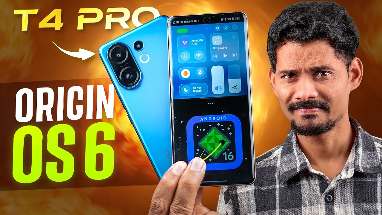 OriginOS 6 in a Budget Phone is Different - vivo T4 Pro OriginOS 6 Review !