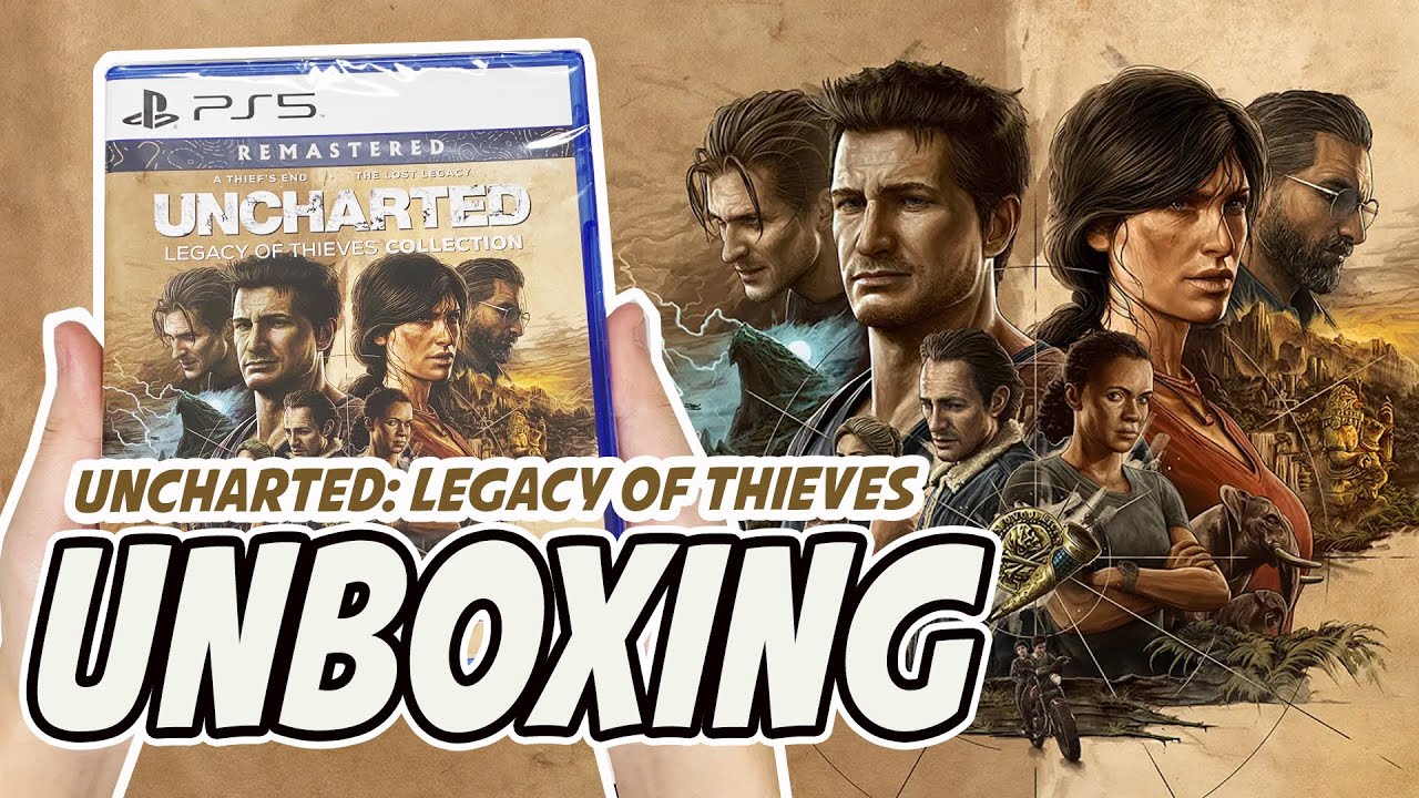 Распаковка UNCHARTED: Legacy of Thieves Collection (PS5)