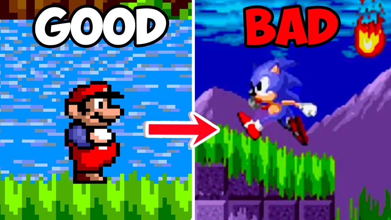 Can Mario Beat A Sonic Game?