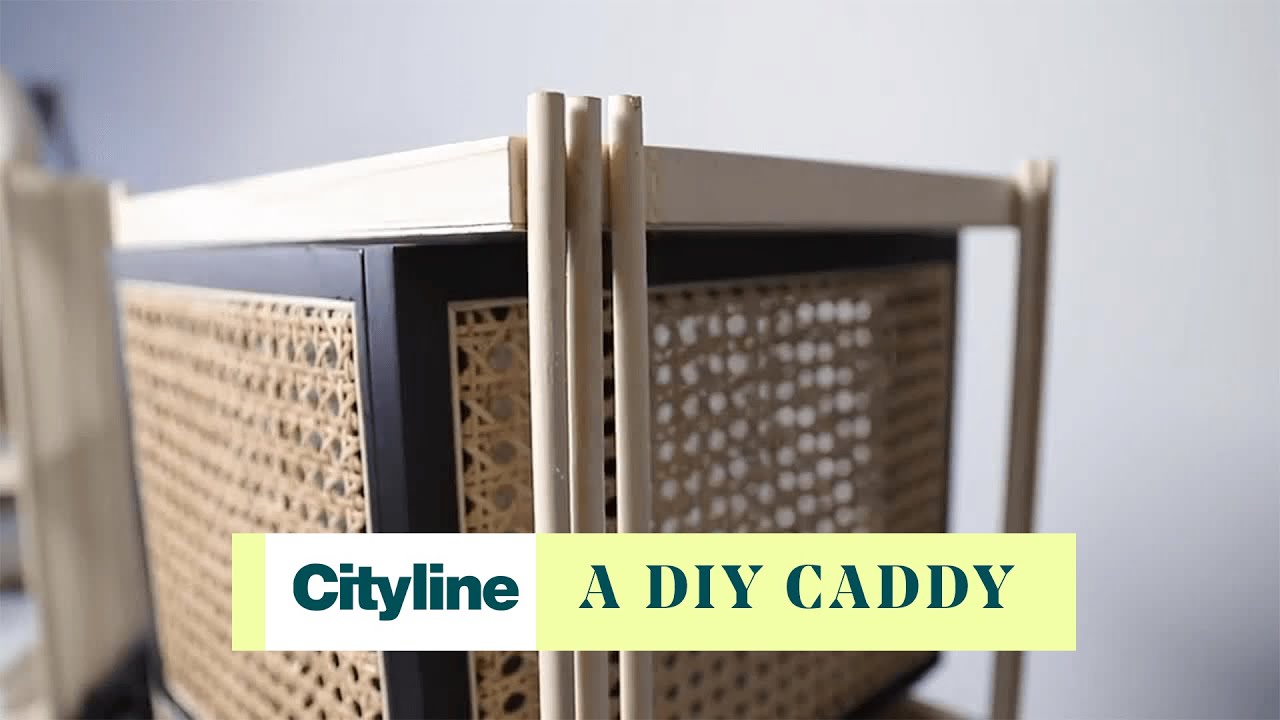 How to DIY a wooden dowel utility cart