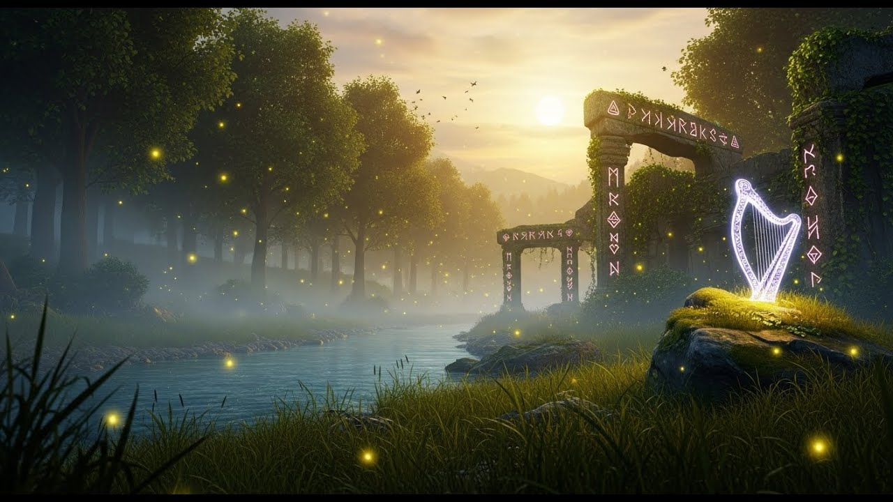 Celtic Relaxing Instrumental 🍀 Peaceful Harp & Flute for Deep Relaxation | Stress Relief Music