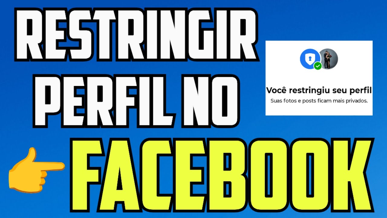 Como RESTRINGIR Perfil do FACEBOOK Corretamente (atualizado) 2026