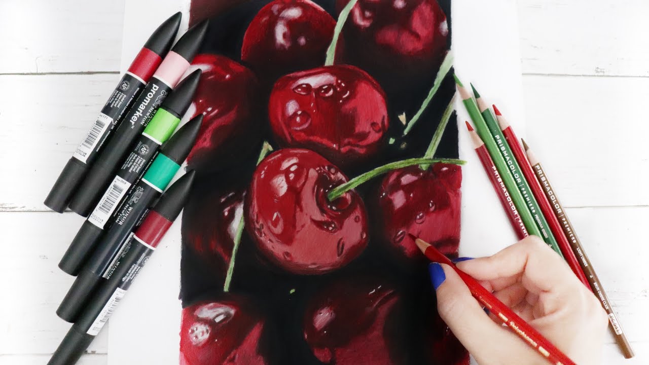 Marker ve Kuru Boyalarla Gerçekçi Çizim Nasıl Yapılır?