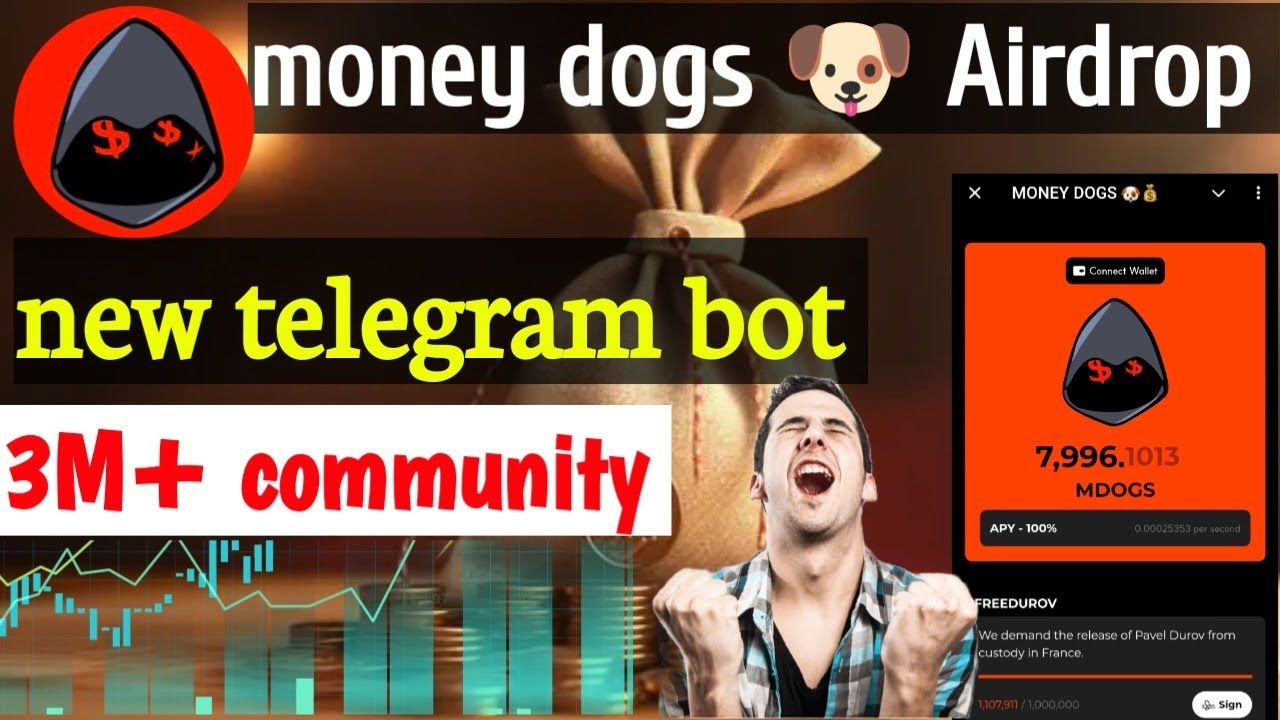$money dogs Airdrop | earn $100 money dogs Airdrop | money dogs Airdrop update | new telegram bot