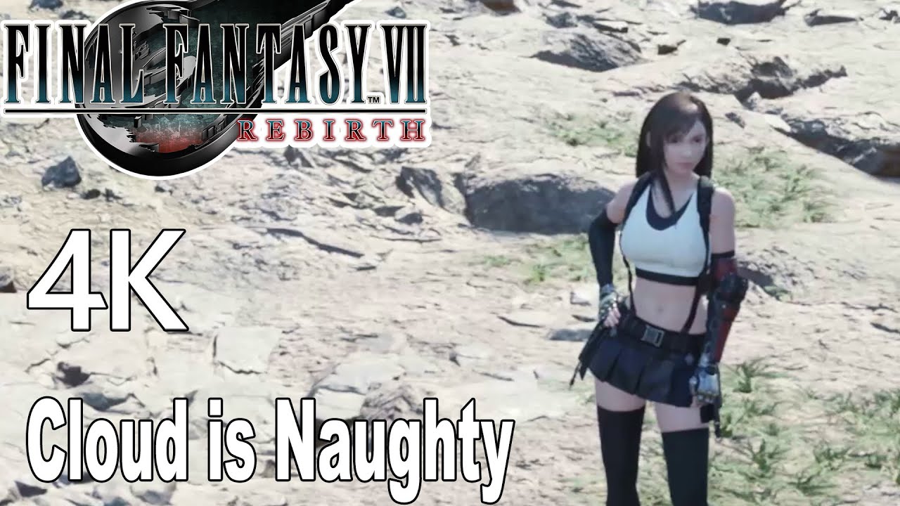 Cloud Having Naughty Thoughts About Tifa Final Fantasy 7 Rebirth 4K
