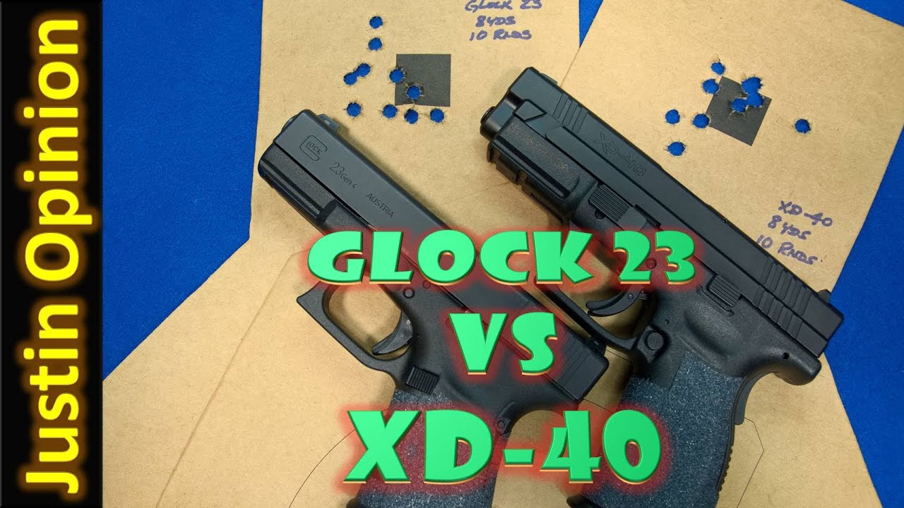 Glock 23 против Springfield XD-40