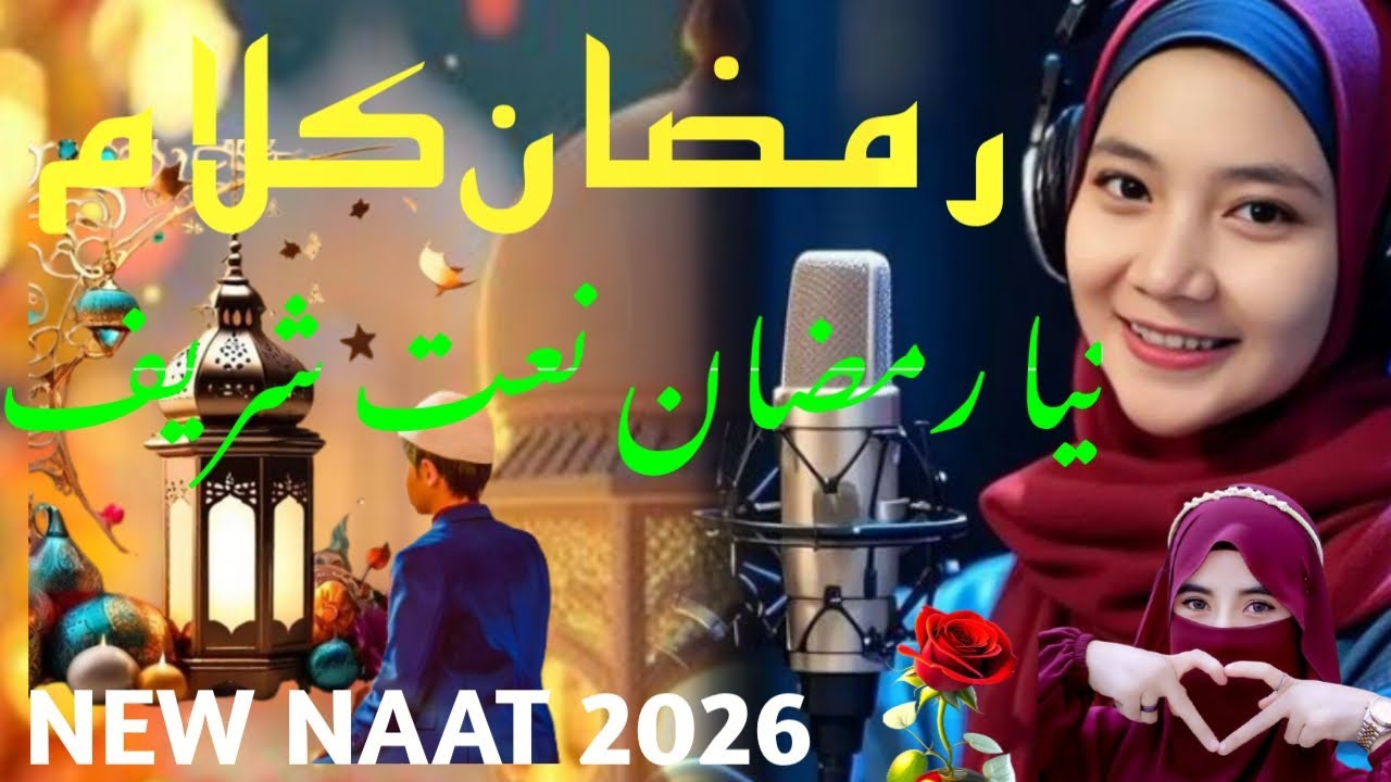 रमज़ान स्पेशल नात 2026| Heart Touching Naat | Mahe Ramzaan Aya Utho Momino | gajal