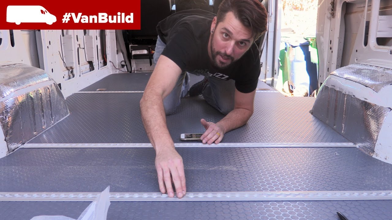 Sprinter Van Floor Installation in the Moto Van Build | Part 2