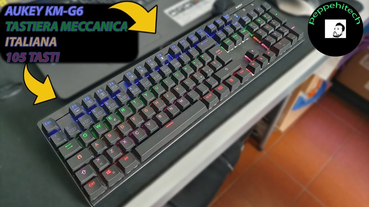 La tastiera meccanica adatta a diversi utilizzi AUKEY KM G6