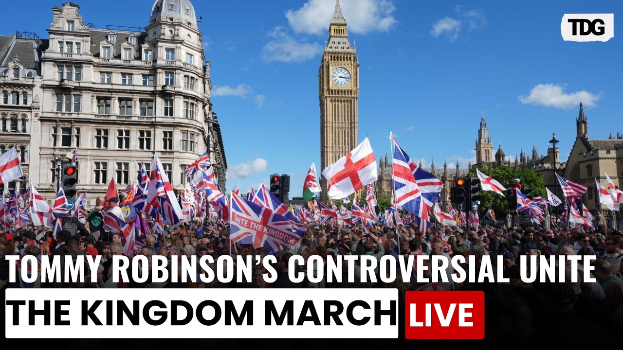 Tommy Robinson Rally UK LIVE: Thousands Flood Streets for Tommy Robinson&rsquo;s Unite The Kingdom Rally