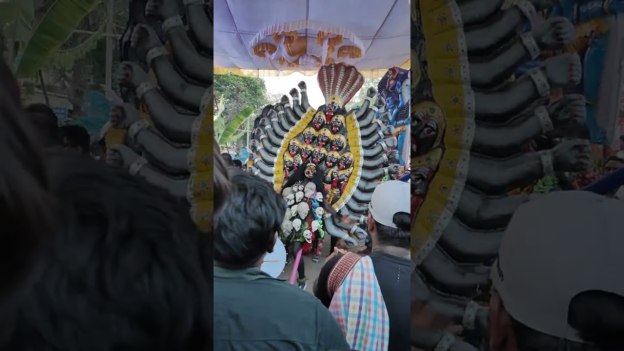Shakthi veshaluu in Nukkalamma Gudi Jatara Eluru 2024